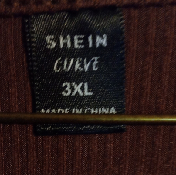 Ladies Size 3X NWOT bodysuit by Shein CURVE. Washed never worn. - Picture 2 of 5